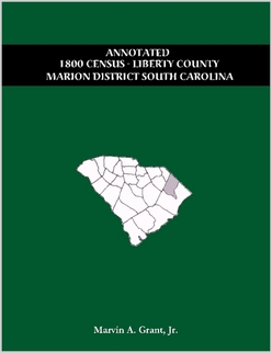 1800 Census Marion Dist., SC Book Cover