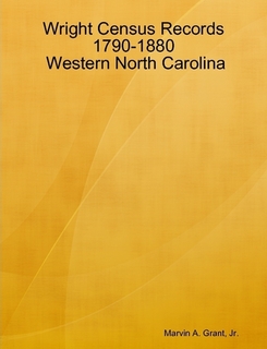 Wright Census Records 1790-1880 Western North Carolina