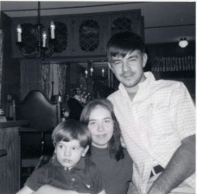 Marty, Faye and Alan (Black and White Photo)